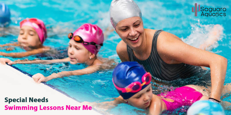 How does swimming help kids with special needs