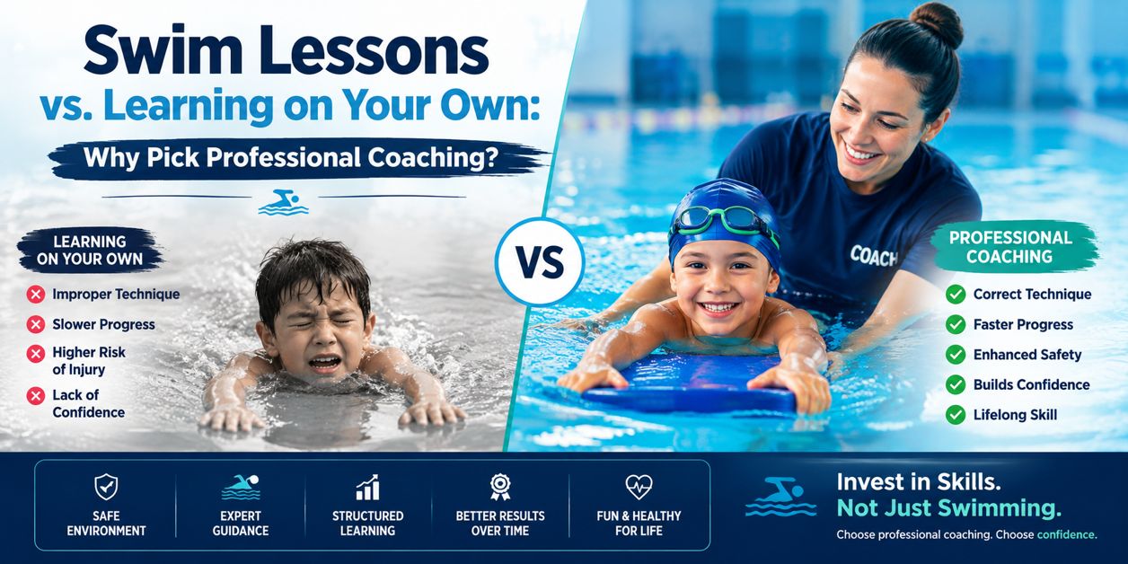 Swim Lessons vs. Learning on Your Own: Why Pick Professional Coaching?